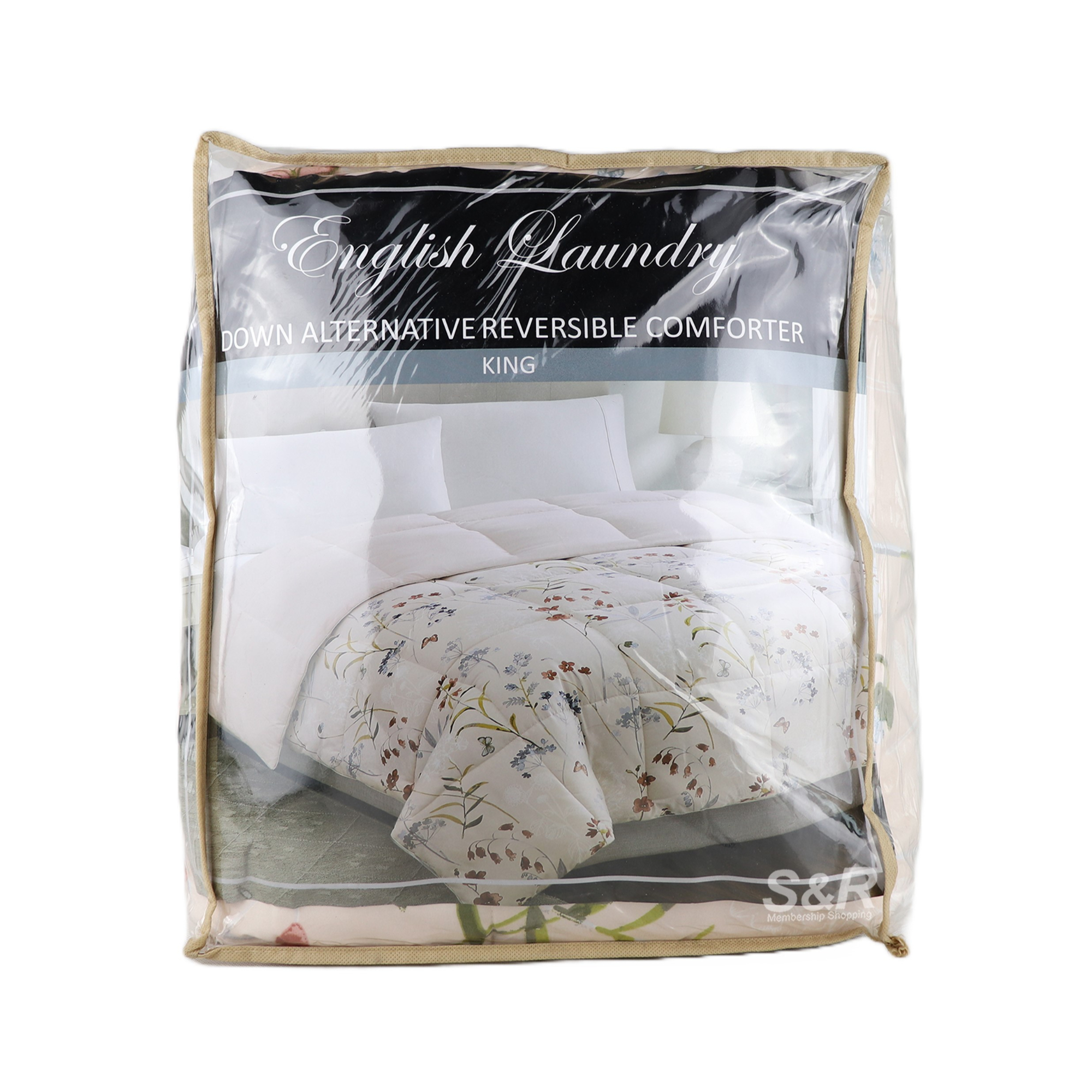 English Laundry King Down Alternative Reversible Comforter 1pc
